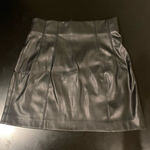 Zara leather skirt